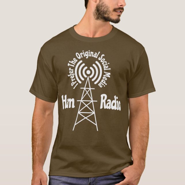 CB Radio Gift T-Shirt Prefer Original Social My (Frente)