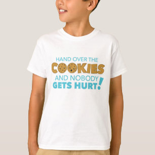 Ceda o t-shirt dos biscoitos
