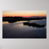 Cedar Key Breezy Sunset Impressão