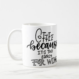 Cedo demais para caneca de vinho