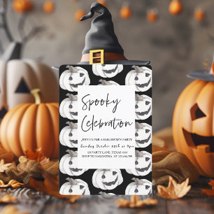 Celebração Assustadora Convite Feliz de Hallowee
