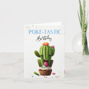 Celebração Cactus Canine: Cartão de Aniversário