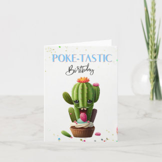 Celebração Cactus Canine: Cartão de Aniversário