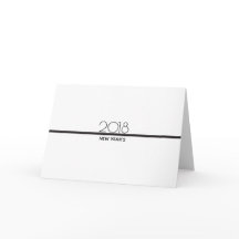 Celebração de Anos novos minimalistas | Cartão