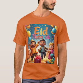 Celebração de Eid Mubarak com Camisetas de Mens