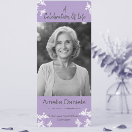 Celebração De Flor Branca Do Cartão com fotos De V