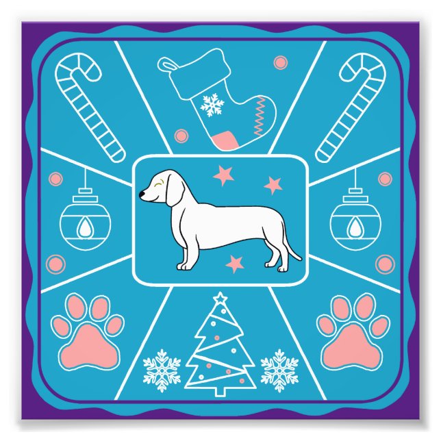 Celebração de Natal Foto Alargamento (Frente)