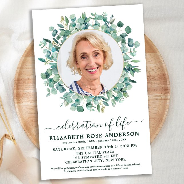 Celebração de Orçamento Vida Eucalyptus Foto Funer (Criador carregado)