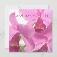 Celebração de Orquídeas/ Convites para Qualquer Oc