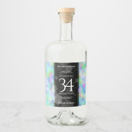 Celebração do 34º aniversário de casamento da Opal