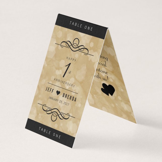 Celebração do Aniversário de Casamento de Papéis E (Frente)