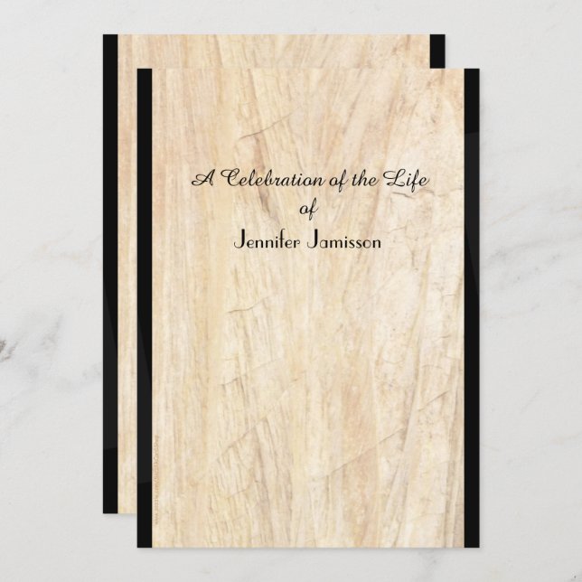 Celebração do Convite à Vida, Pergaminho Faux (Frente/Verso)