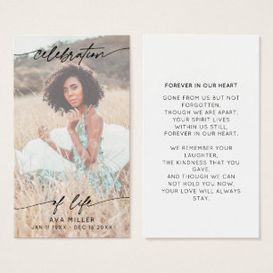 Celebração do Life Script Memorial Funeral White