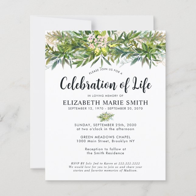 Celebração do Orçamento da Vida Verde Deixa o Fune (Frente)