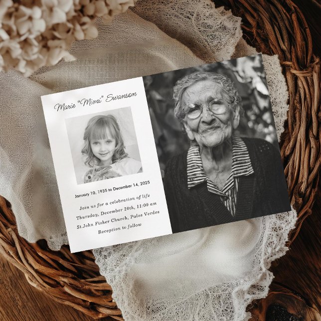 Celebração do Serviço Memorial do Cartão com fotos (Criador carregado)