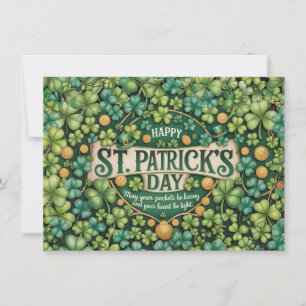 Celebração do Trevo Irlandês em Design