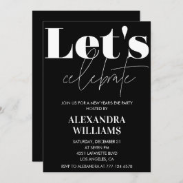 Celebração do Vamos de convite na véspera do Ano N