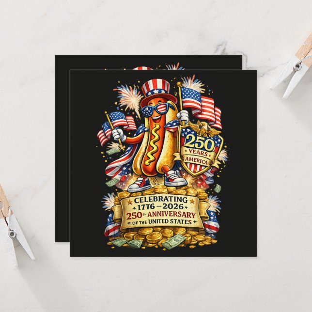 Celebração dos 250 anos de Independência dos EUA (Frente/Verso In Situ)