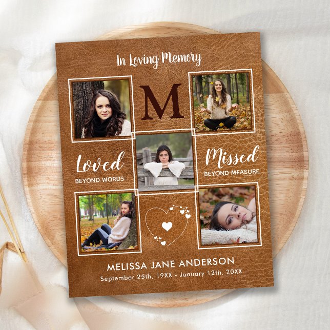 Celebração Life 5 Foto Memorial Obrigado Cartões (Criador carregado)