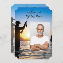 Celebração Memorial de Fotos do Convite do Serviço