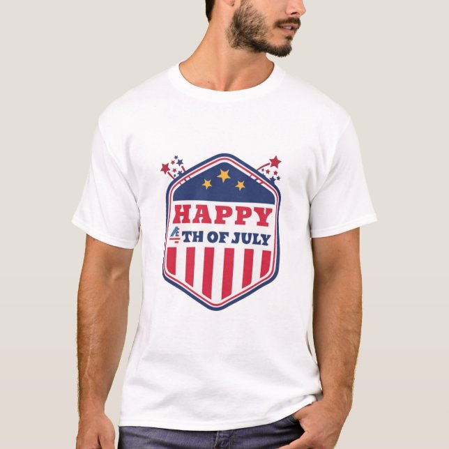 Celebração no Estilo: Camisas de 4 de julho de 202 (Frente)