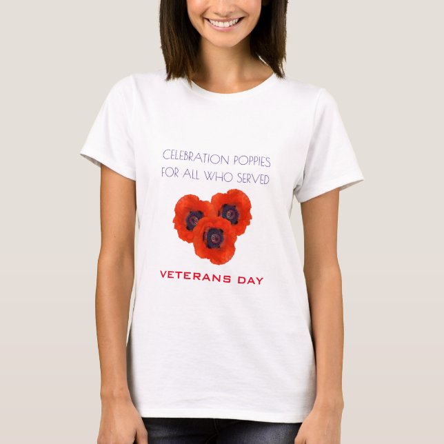 Celebração Poppies T-Shirt (Frente)