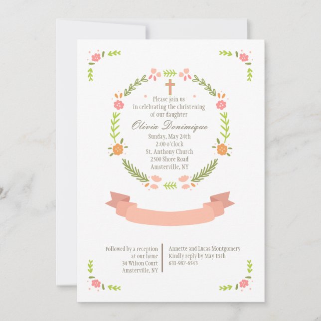 Celebração Pura Convite Religioso (Frente)