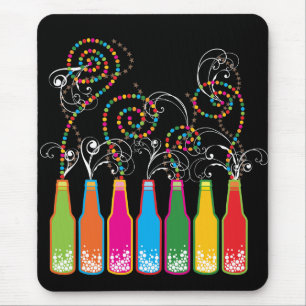 Celebrações borbulhantes! Presente Mousepad