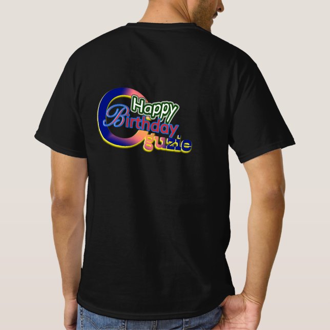 Celebrado Oguzie: Camisa de Hoje de Nascimento Per (Verso)