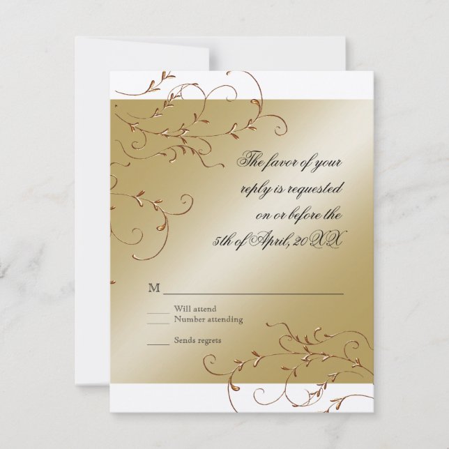 Celebrando 50 anos, RSVP Response Card (Frente)