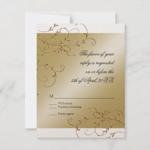 Celebrando 50 anos, RSVP Response Card