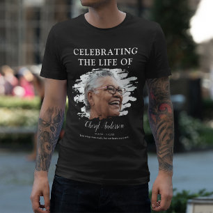 Celebrando A Vida De Foto Memorial T-Shirt