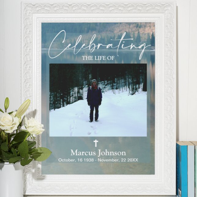 Celebrando a vida Poster do Funeral Azul (Criador carregado)