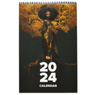 Celebrando as Negras: Um Calendário Artístico 2024