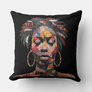 Celebrando Mulheres Negras Coloridas Almofada Deco