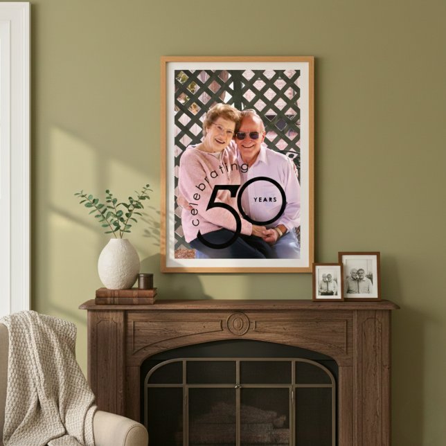 Celebrando o Poster de Retrato de 50 Anos (50 Years Anniversary Portrait Poster)