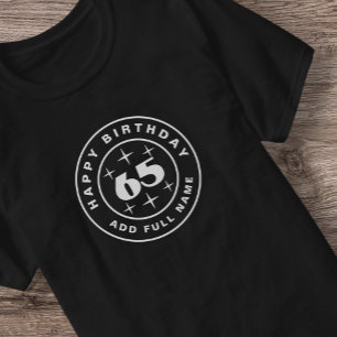 Celebrar 65 anos Feliz Aniversário T-Shirt