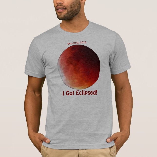 Celebrar a Camiseta de Eclipses Lunares 2010 (Frente)