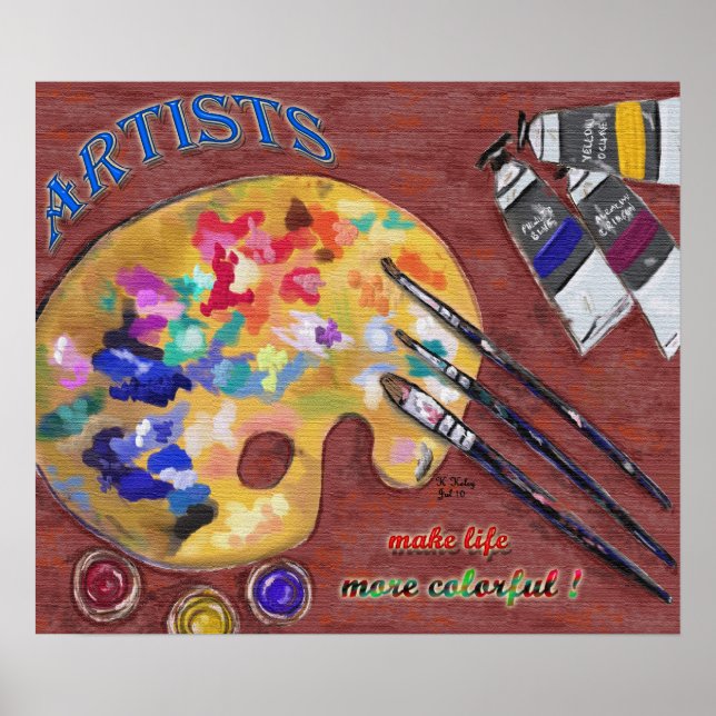 Celebrar Artistas impressão (Frente)