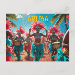 Celebrar cartão posto estilo aruba