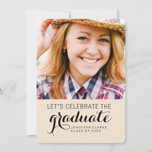 CELEBRAR CONVITE À FESTA DE FORMATURA FOTOGRÁFICA (Frente)