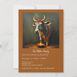 Celebrar Diwali Sagrado Vaca Diyas