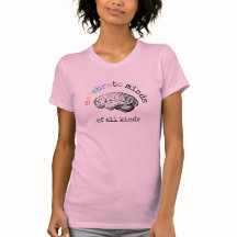 Celebrar mentes, camiseta feminina