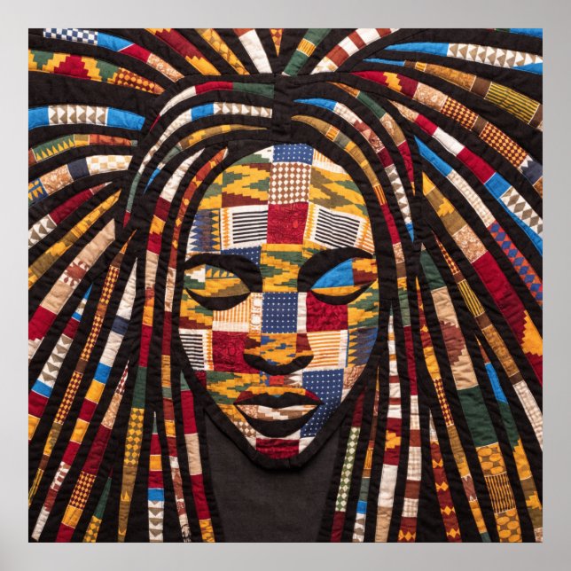 Celebrating Colorful Black Women Poster (Frente)