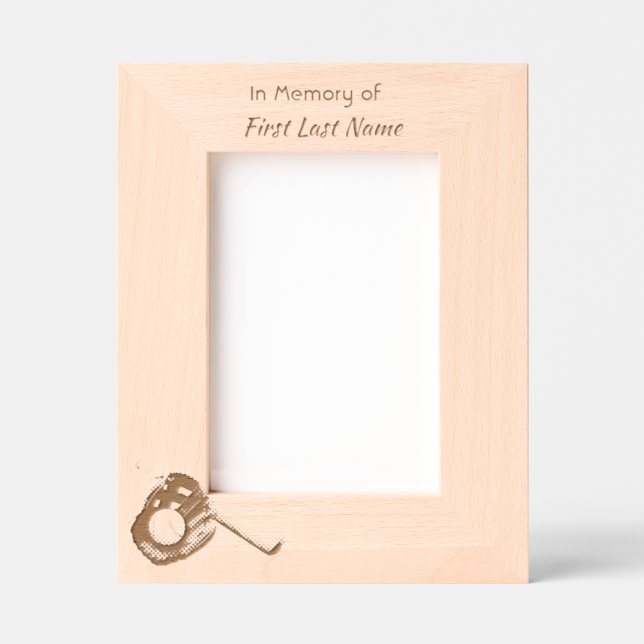 Celebration of Life Service Baseball Game Player  (Front)