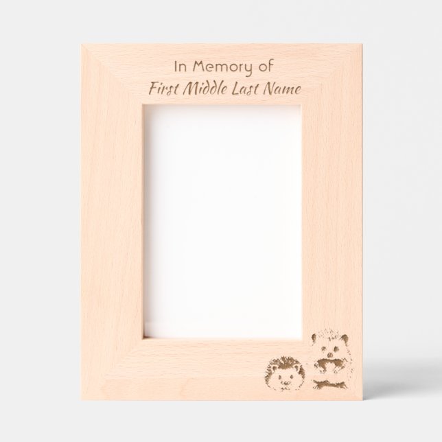 Celebration of Life Service Hedgehog Children (Front)