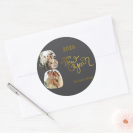 Celebre 2026! Adesivo Personalizado de Feliz Ano N
