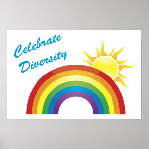 Celebre a Diversidade de Posters, Impressões e ar