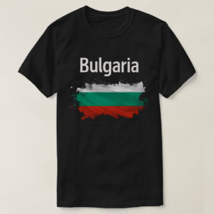 Celebre a Herança Búlgara Camiseta da Bandeira da