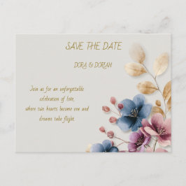 Celebre Amor e Alegria com um convite de casamento